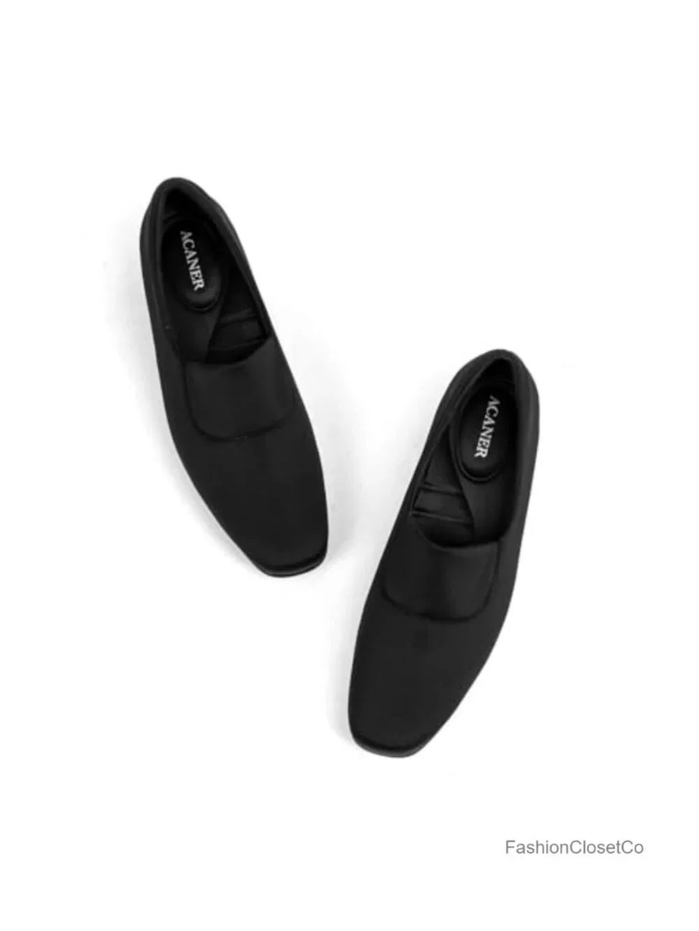 Women's Orthopedic Pumps Low Block Heel Square Toe Stretch Comfortable Dress